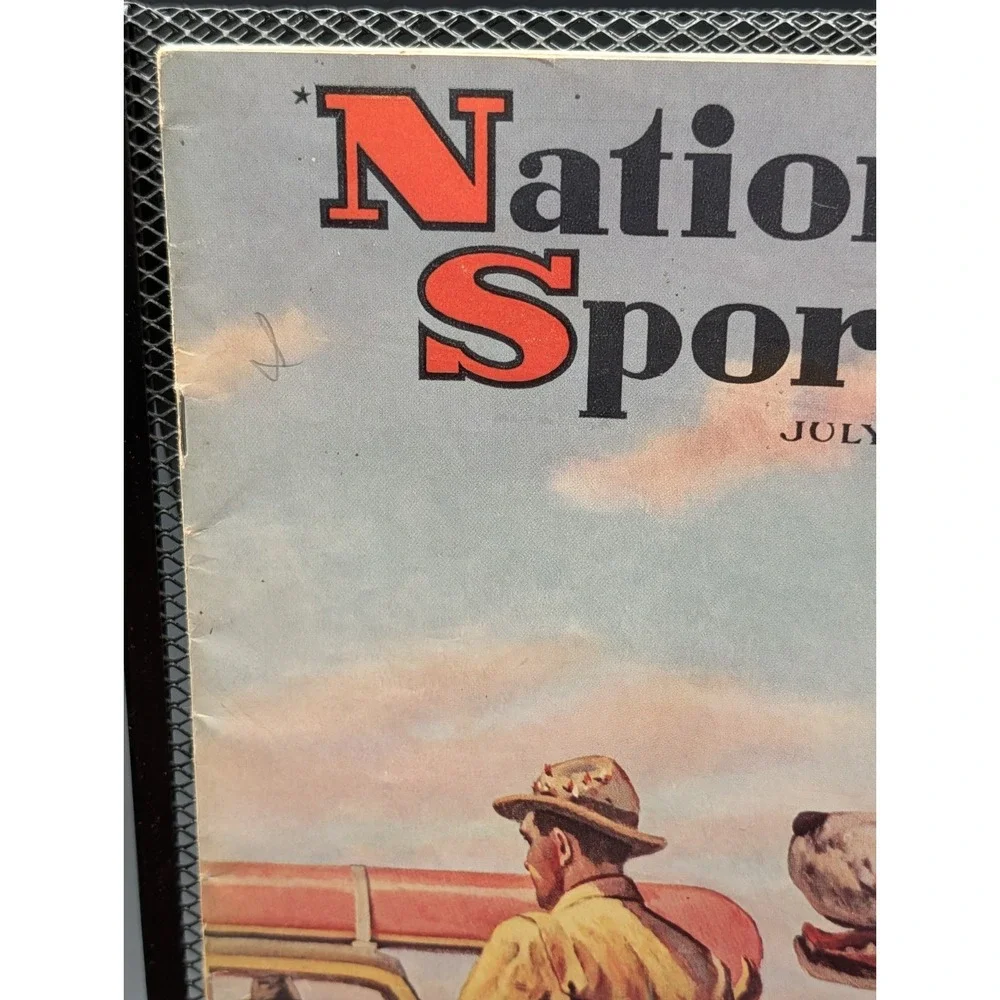 Vintage National Sportsman Magazine July 1941 Hunting Fishing Outdoor Dogs Cover